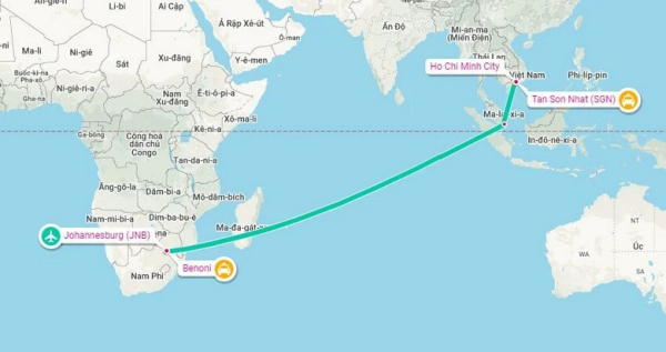 Bay Từ Hà Nội Sang Nam Phi Mất Bao Lâu? Đường Bay & Transit