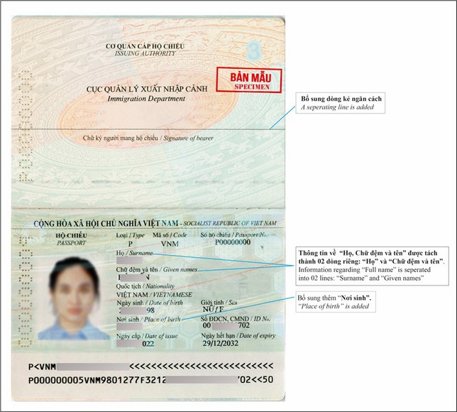 Kiểm tra hộ chiếu và số trang trống trước chuyến đi